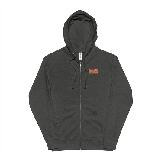 Unisex Fleece Zip Up Hoodie