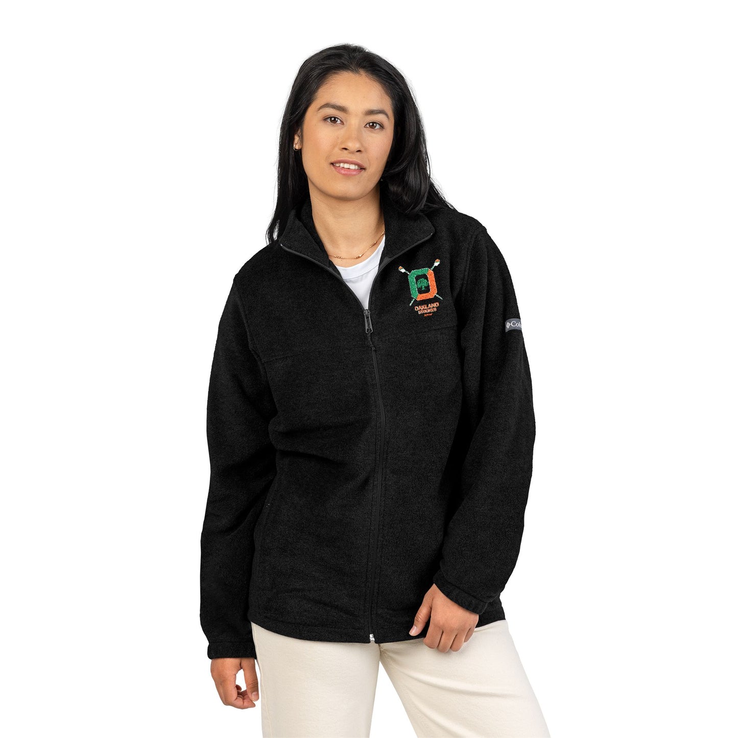 Embroidered Columbia Fleece Jacket