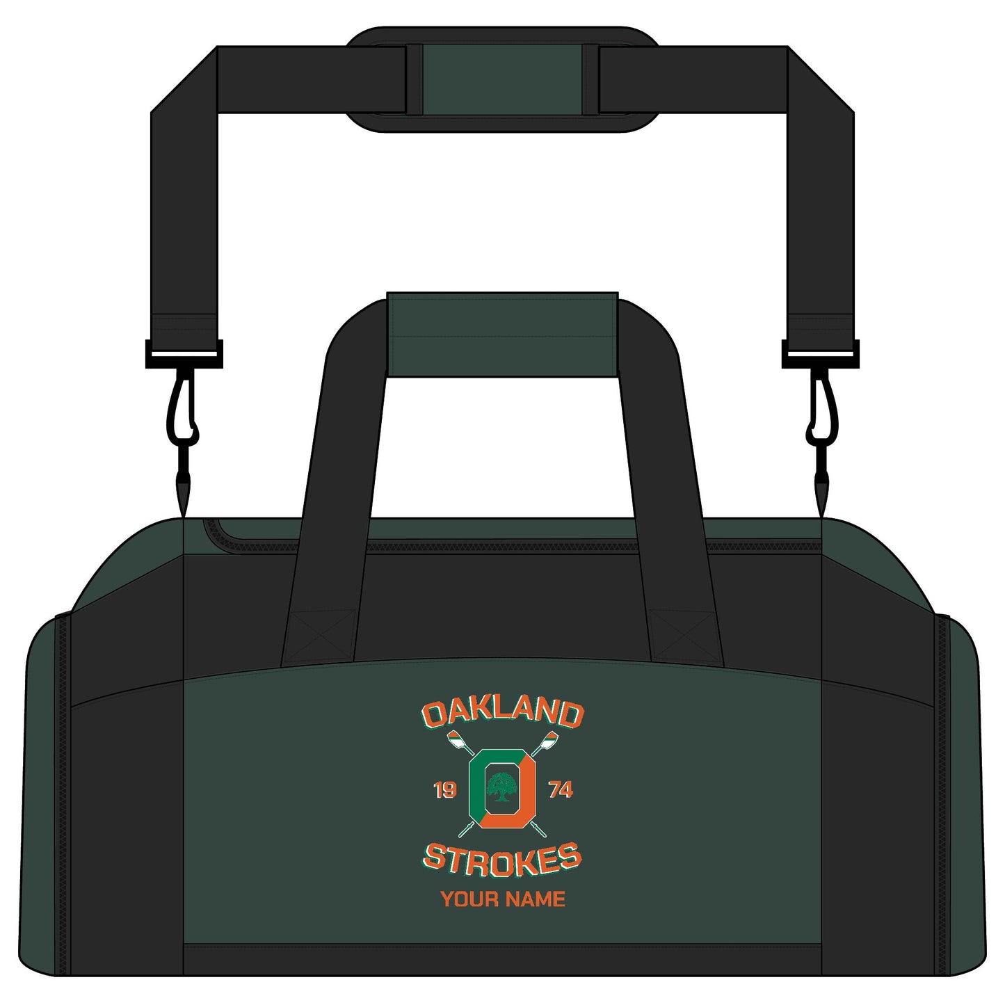 Oakland Strokes Crew Gym Bag — Personalizable