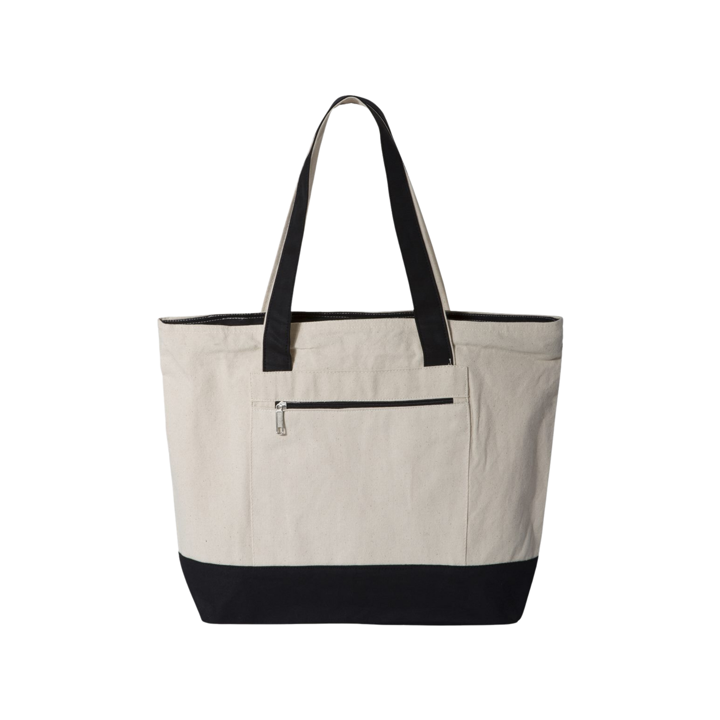 Oakland Strokes Canvas Zippered Tote Bag - Personalizable