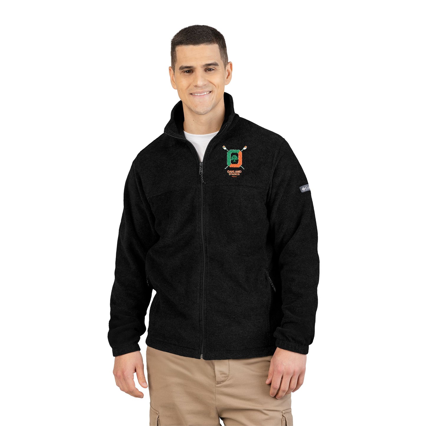 Embroidered Columbia Fleece Jacket